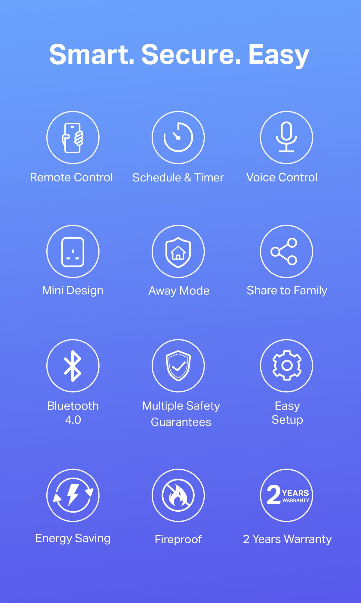 【Safety Smart Plug】TP-LINK TAPO P110 (2PX) MINI SmartPlug, Energy monitor Timer plug, works with Google Home_Wifi_Smart