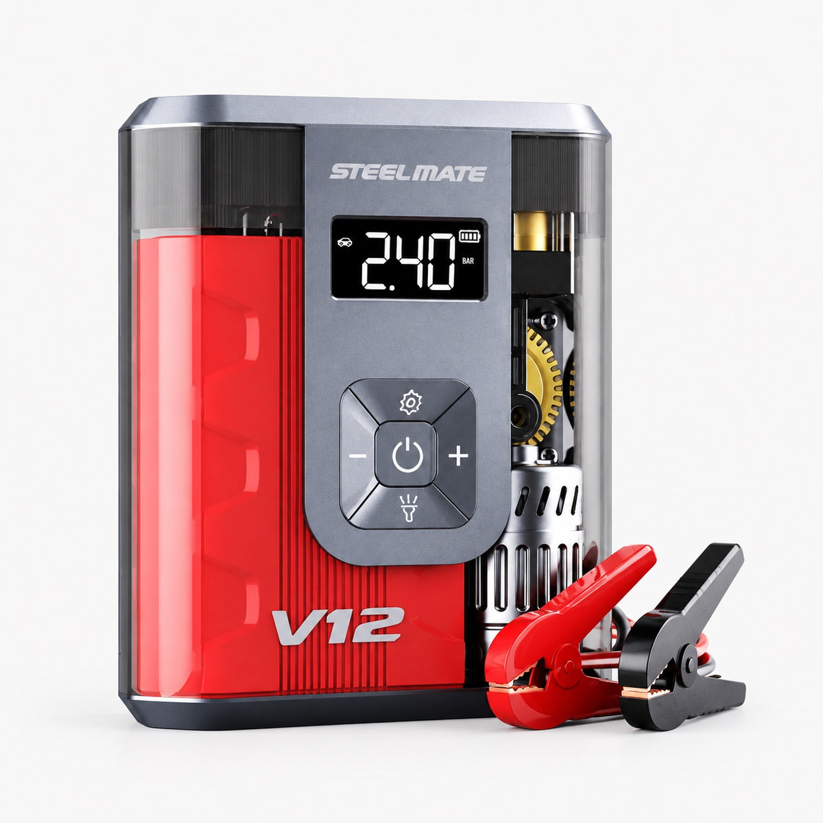 Steelmate V12 Pro Tire Inflator and Jump Starter