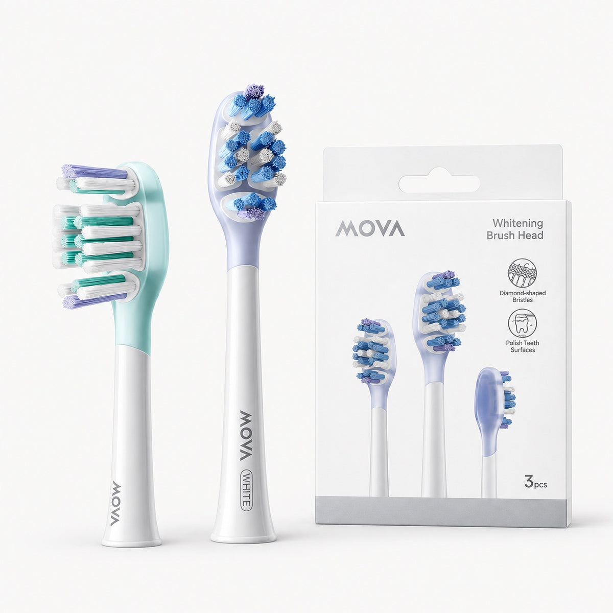 MOVA Fresh 20 Vision Toothbrush Heads (3-Pack)