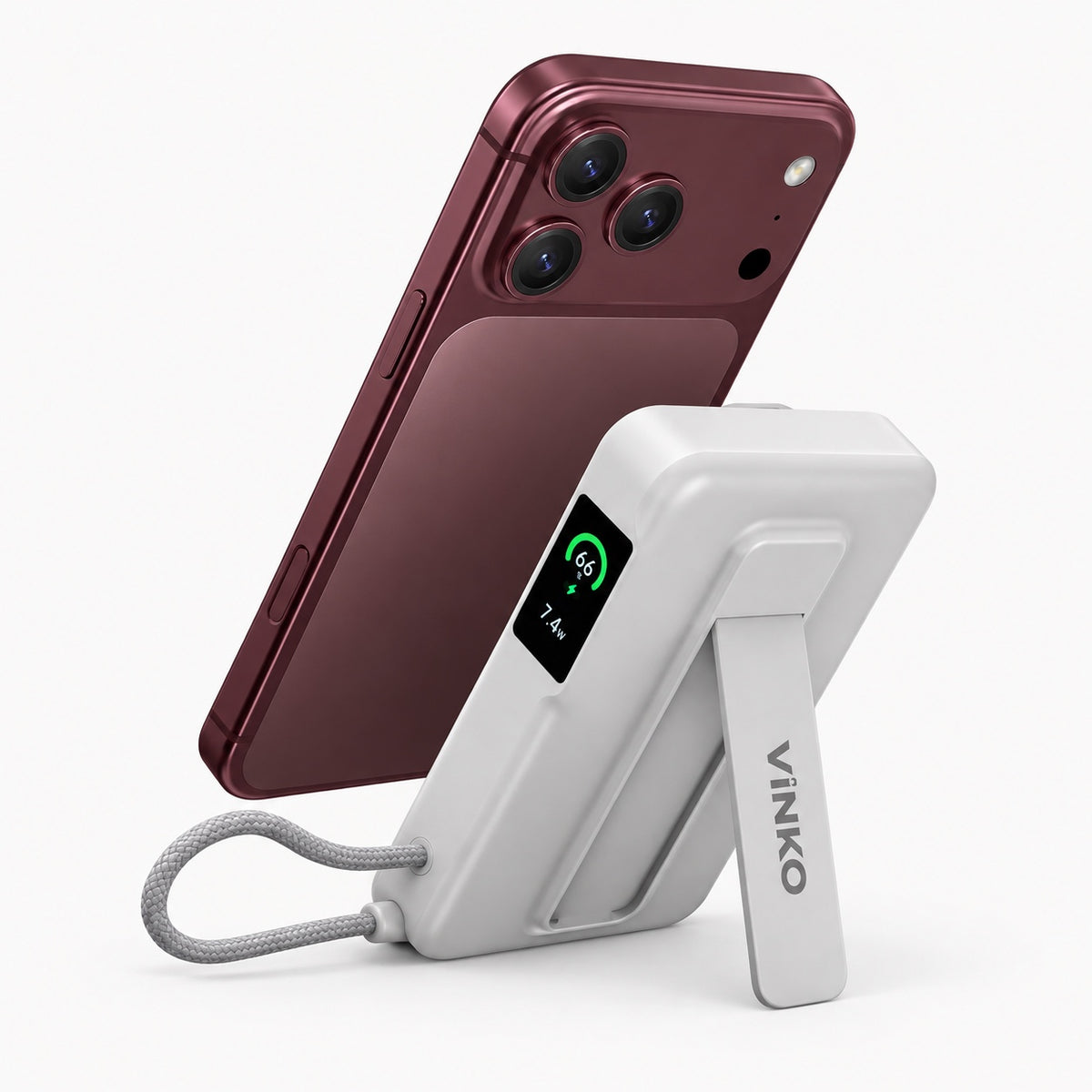 VINKO V19 3-in-1 Magnetic Wireless Power Bank