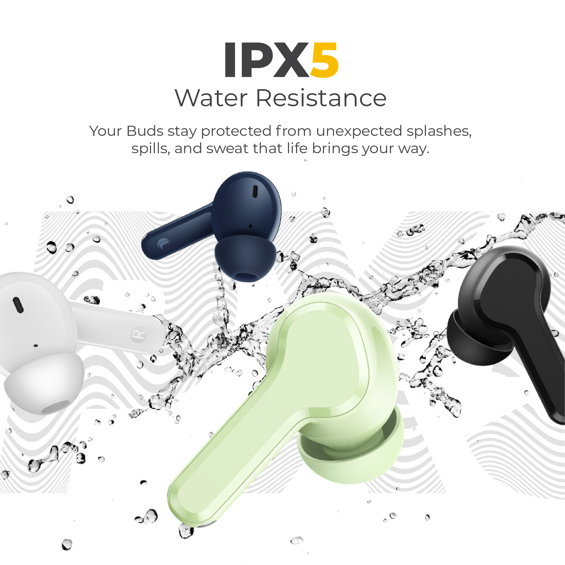 realme Techlife Buds T110 TWS Wireless Earphones 5.4 Bluetooth AI ENC Noise Cancellation 38-Hours IPX5