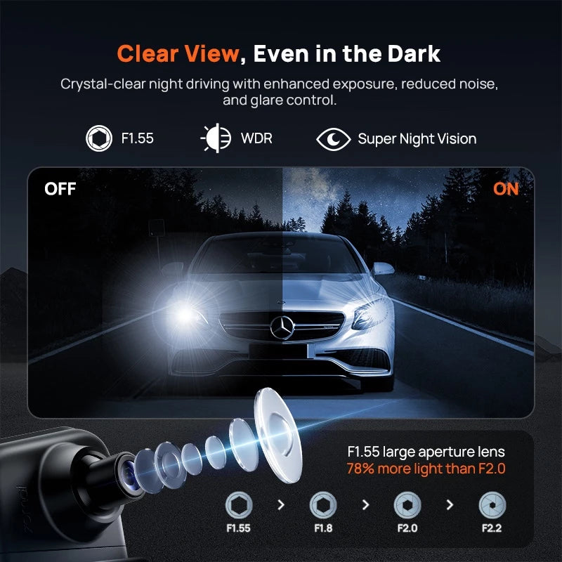 70mai S410 Rearview Dashcam