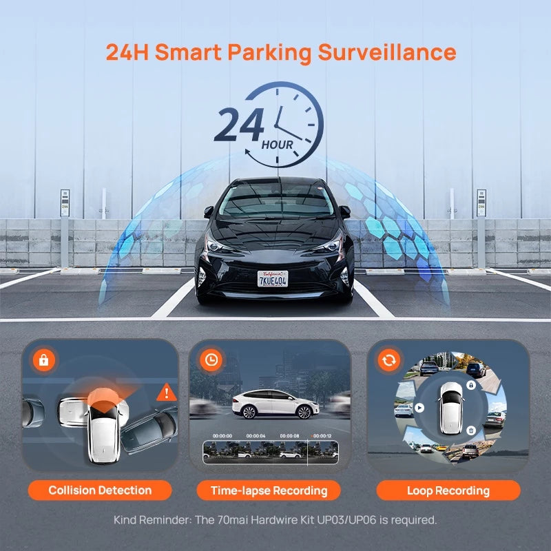 70mai S410 Rearview Dashcam