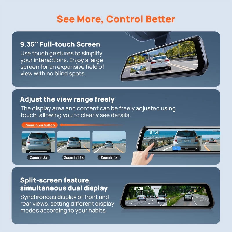 70mai S410 Rearview Dashcam