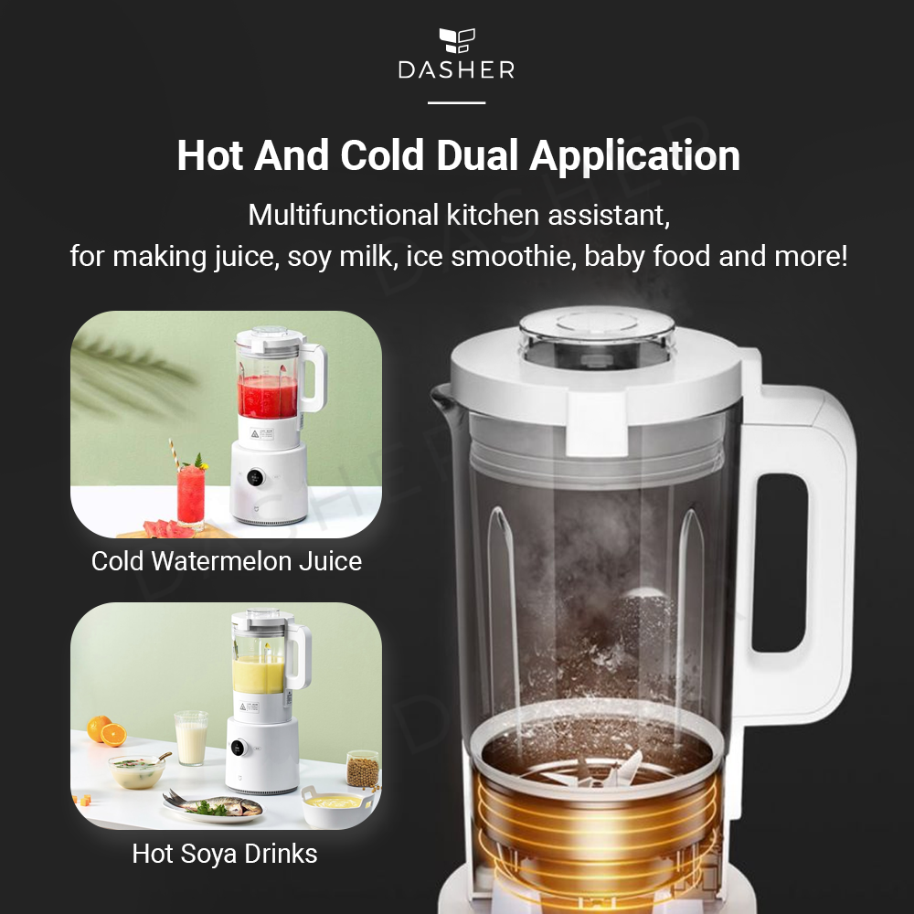 Xiaomi Mijia Smart Heating Multifunction High Speed Cooking Blender Mixer Grinder/Food Wall Breaker Food Processor
