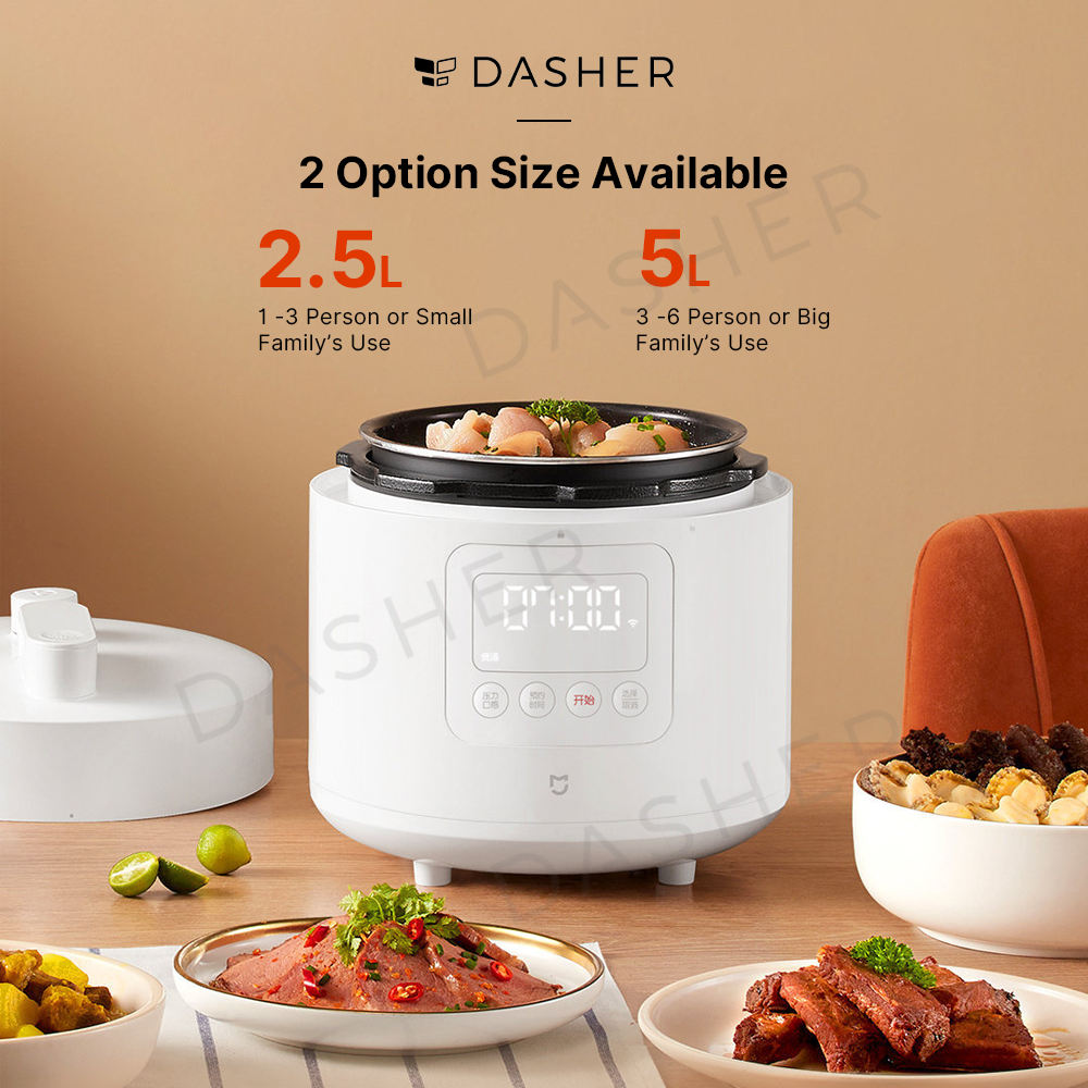 Xiaomi Smart Pressure Cooker 2.5L & 5L