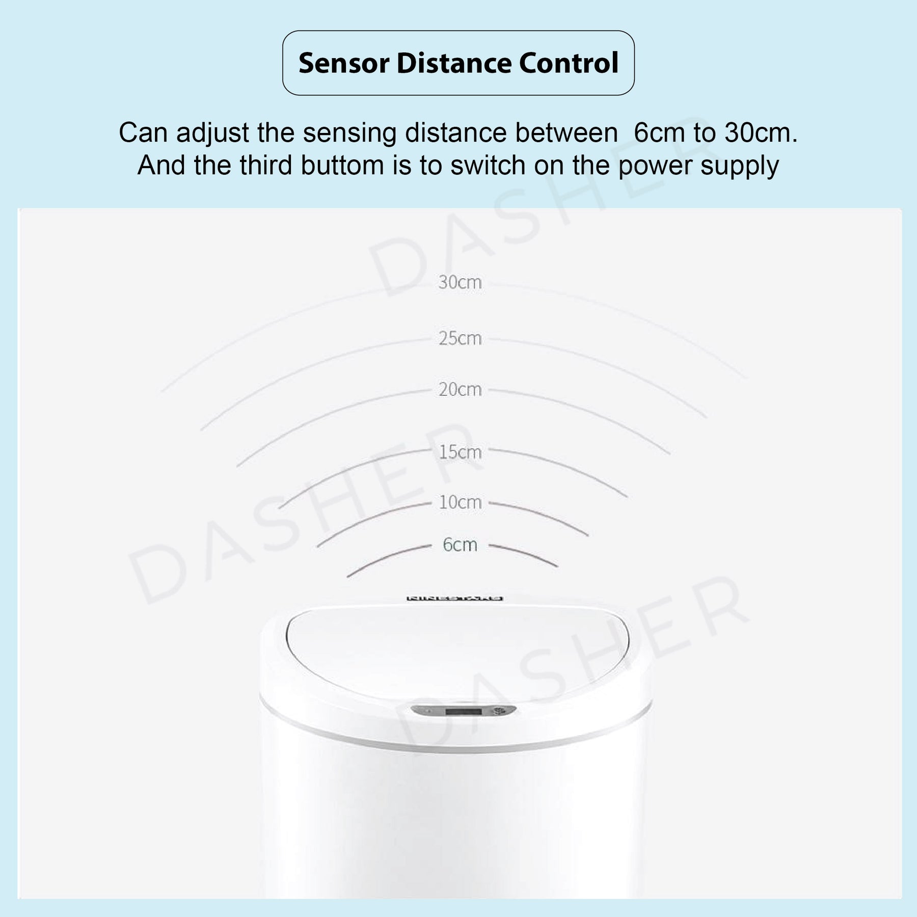 Ninestars Smart Dustbin - Motion Senor