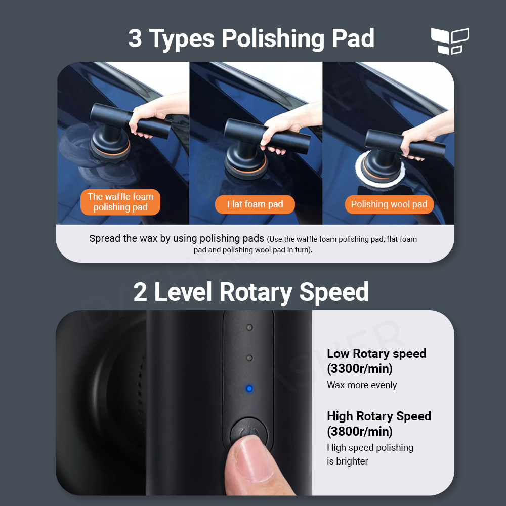 Baseus Portable Wireless Car Polisher