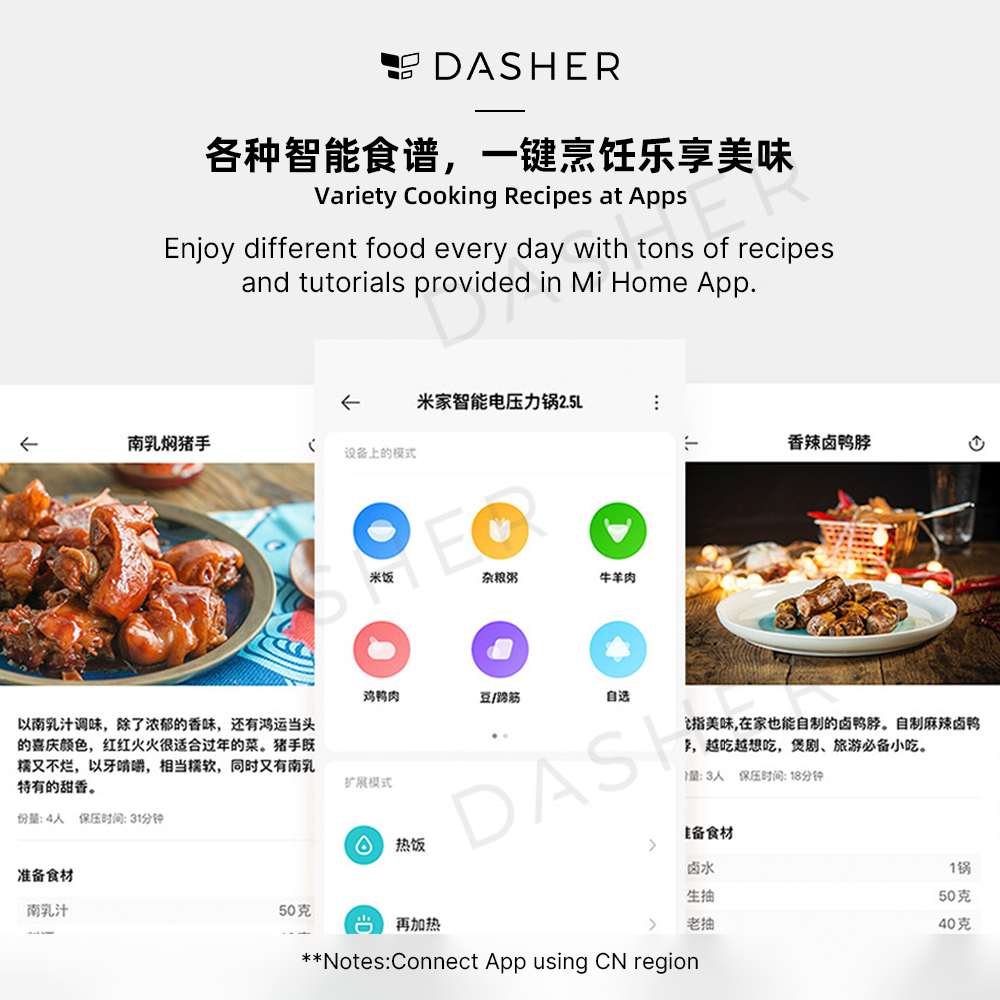 Xiaomi Smart Pressure Cooker 2.5L & 5L