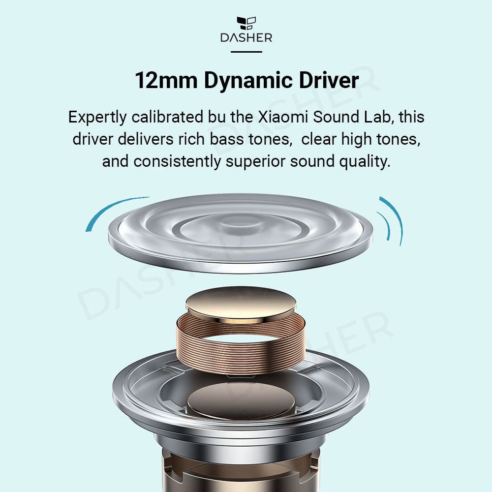 Redmi Buds 3 12mm dynamic driver speaker diagram detail