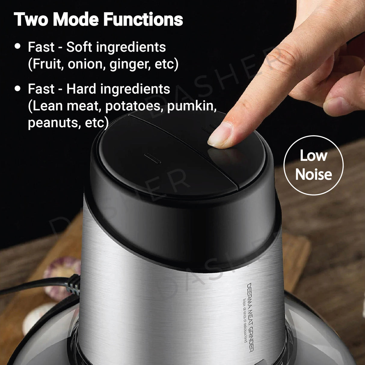 Deerma Electric Meat Grinder - Best tool for cuts foods