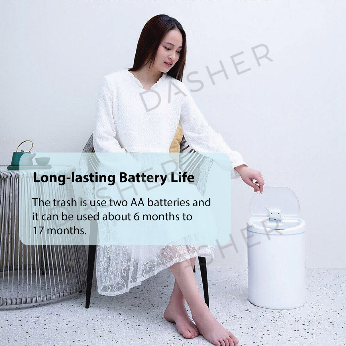 Ninestars Smart Dustbin - Motion Senor