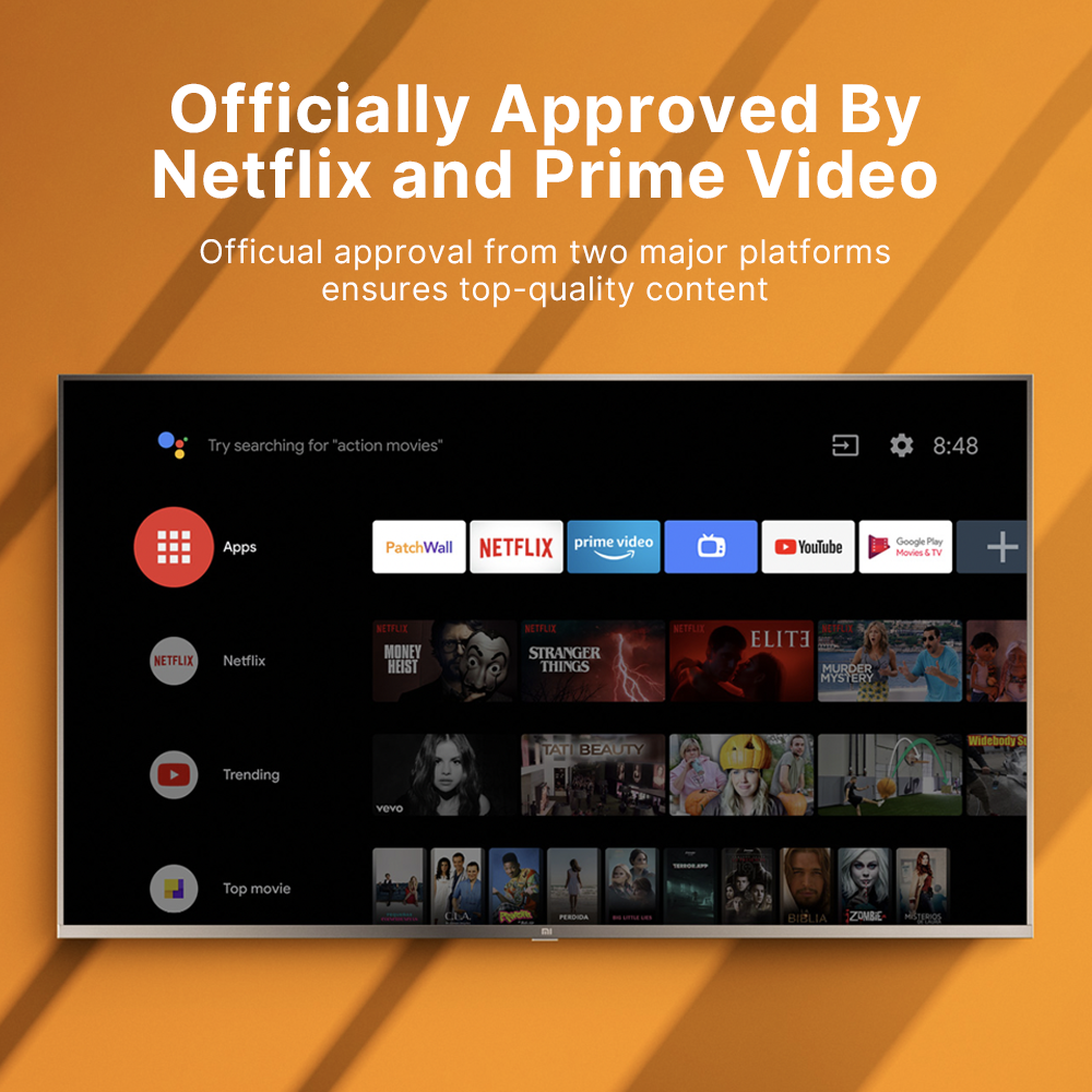 Xiaomi Smart TV 4K (4X) 65 Inch - Netflix