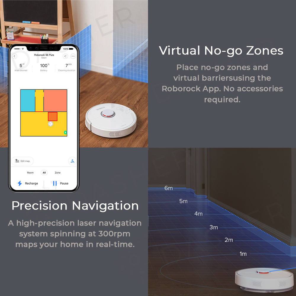 Roborock S6 Pure Robot Vacuum - 2153 sqft