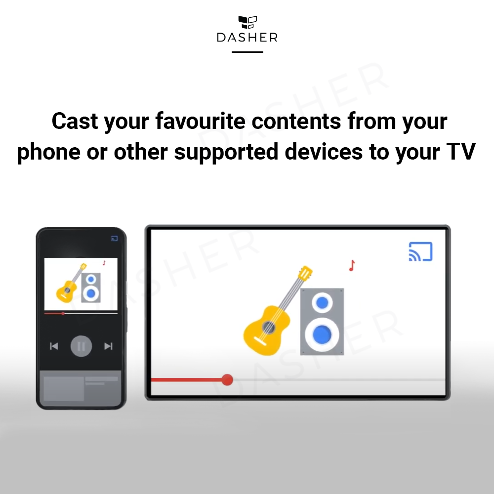 Casting vom Smartphone auf den Fernseher über Chromecast mit Google TV