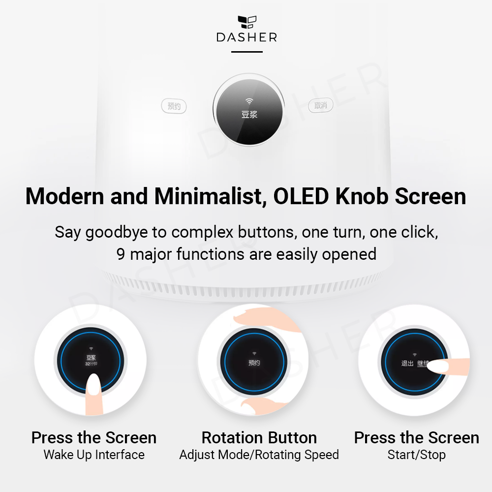 Xiaomi Mijia Smart Heating Multifunction High Speed Cooking Blender Mixer Grinder/Food Wall Breaker Food Processor