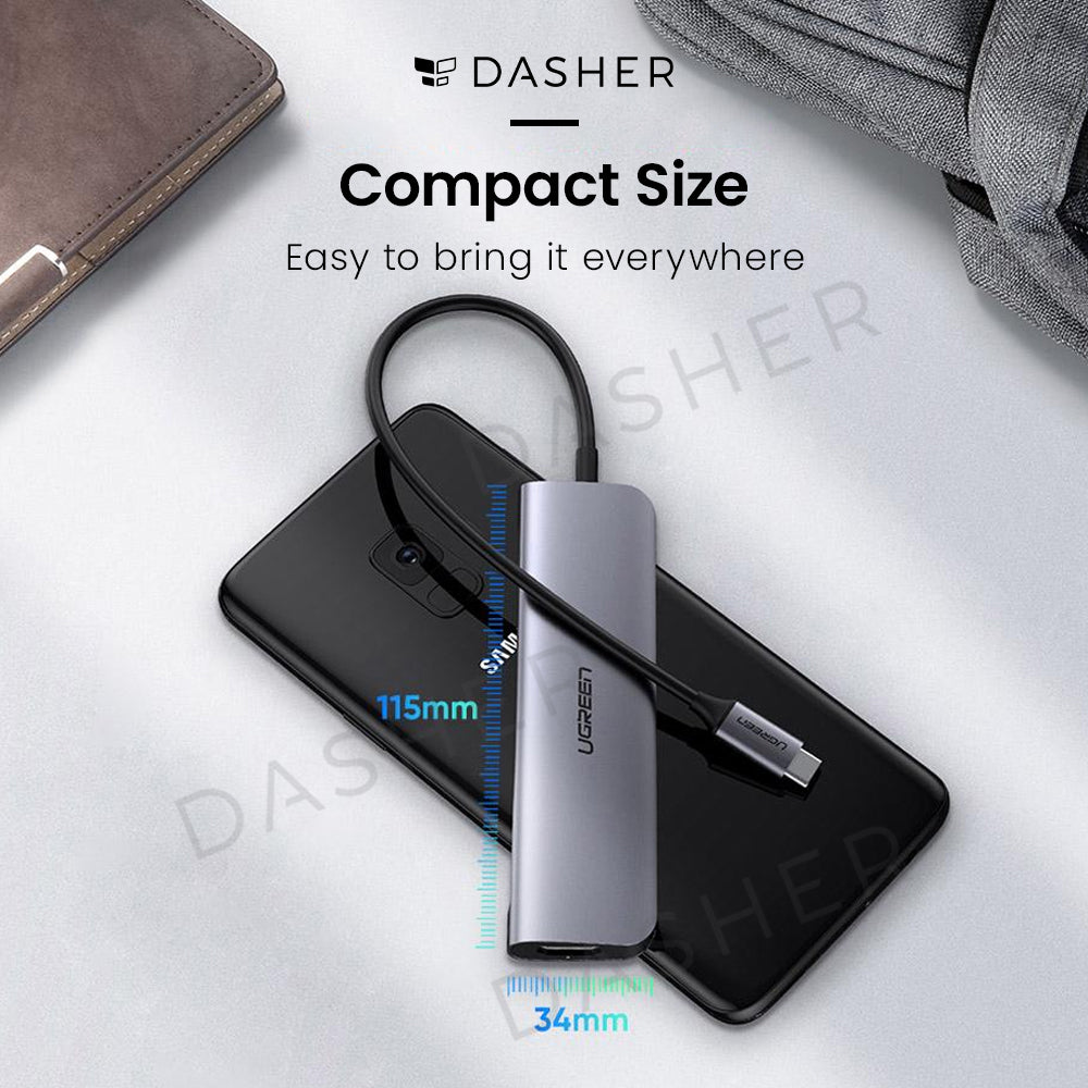 UGreen 5 in 1 USB C Hub - 5 Ports 4K HDMI