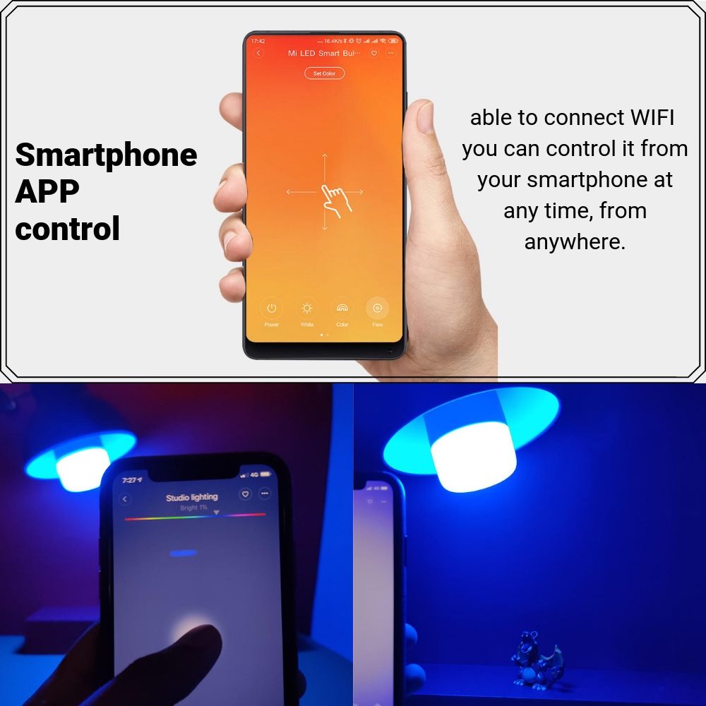 Xiaomi LED Smart Bulb - 16 Millions Colours