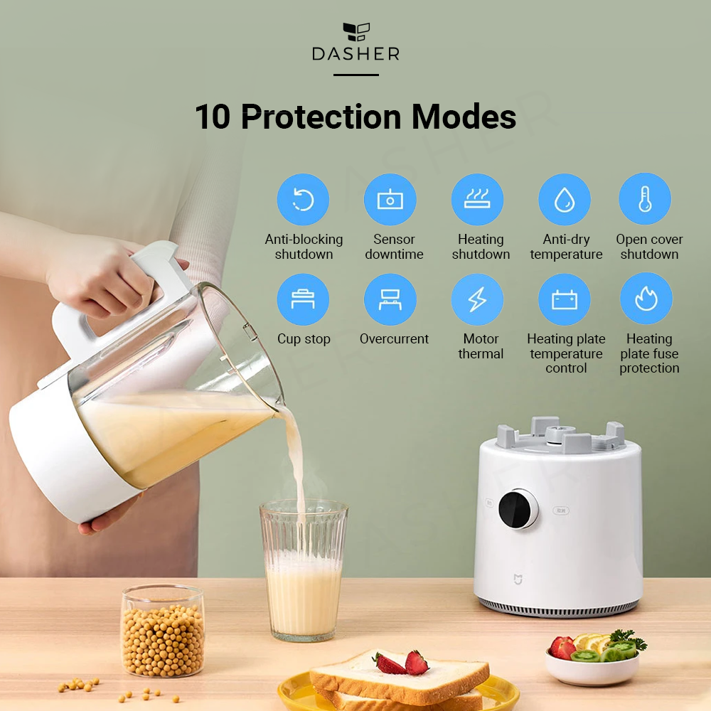 Xiaomi Mijia Smart Heating Multifunction High Speed Cooking Blender Mixer Grinder/Food Wall Breaker Food Processor