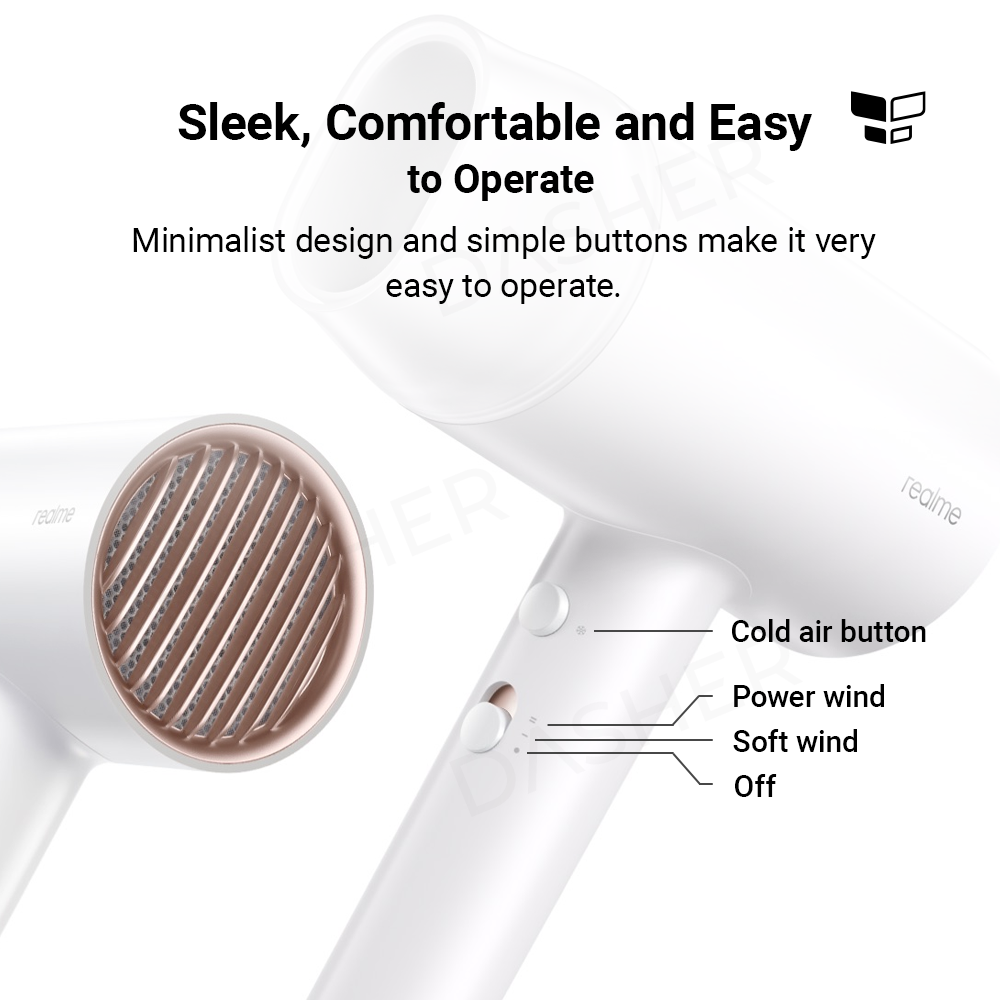 realme Negative Ions Hair Dryer