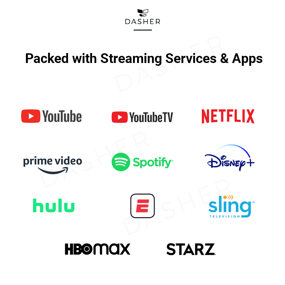 App-Auswahl für Streaming-Dienste auf Google TV, genutzt mit Chromecast mit Google TV