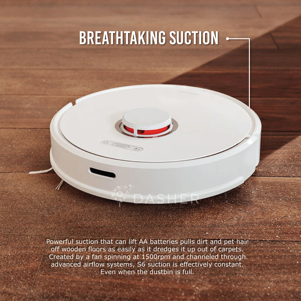Roborock S6 Robot Vacuum - 3000 sqft