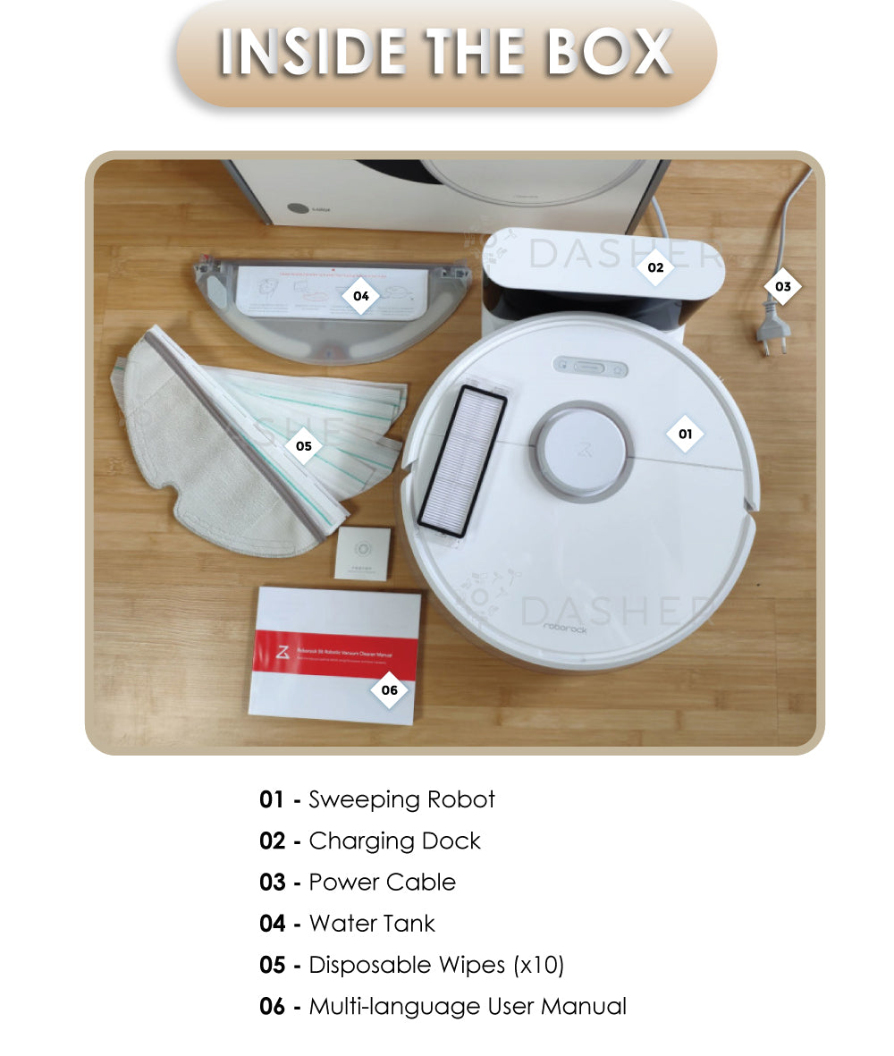 Roborock S6 Robot Vacuum - 3000 sqft