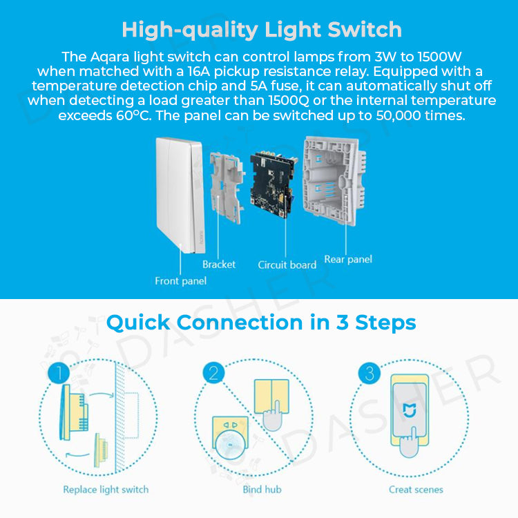 Aqara Smart Wall Switch - Zigbee