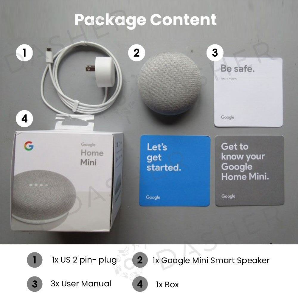 Google Mini Smart Speaker - Your mini Google assistant