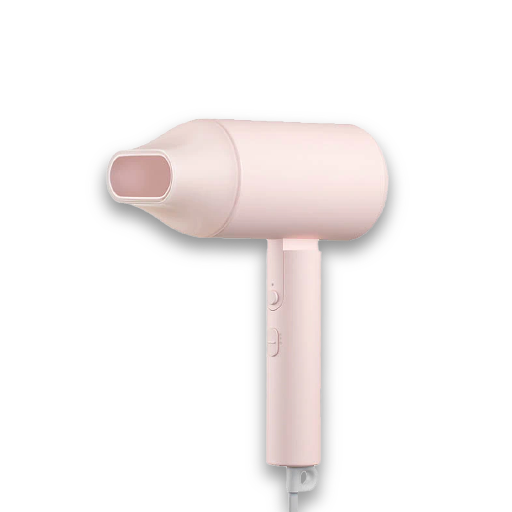 XiaoMi H101 Hair Dryer Negative Ion Quick Drying Foldable Anti Damage Deep Hydration - White/Pink (1600W) 小米负离子速干吹风机