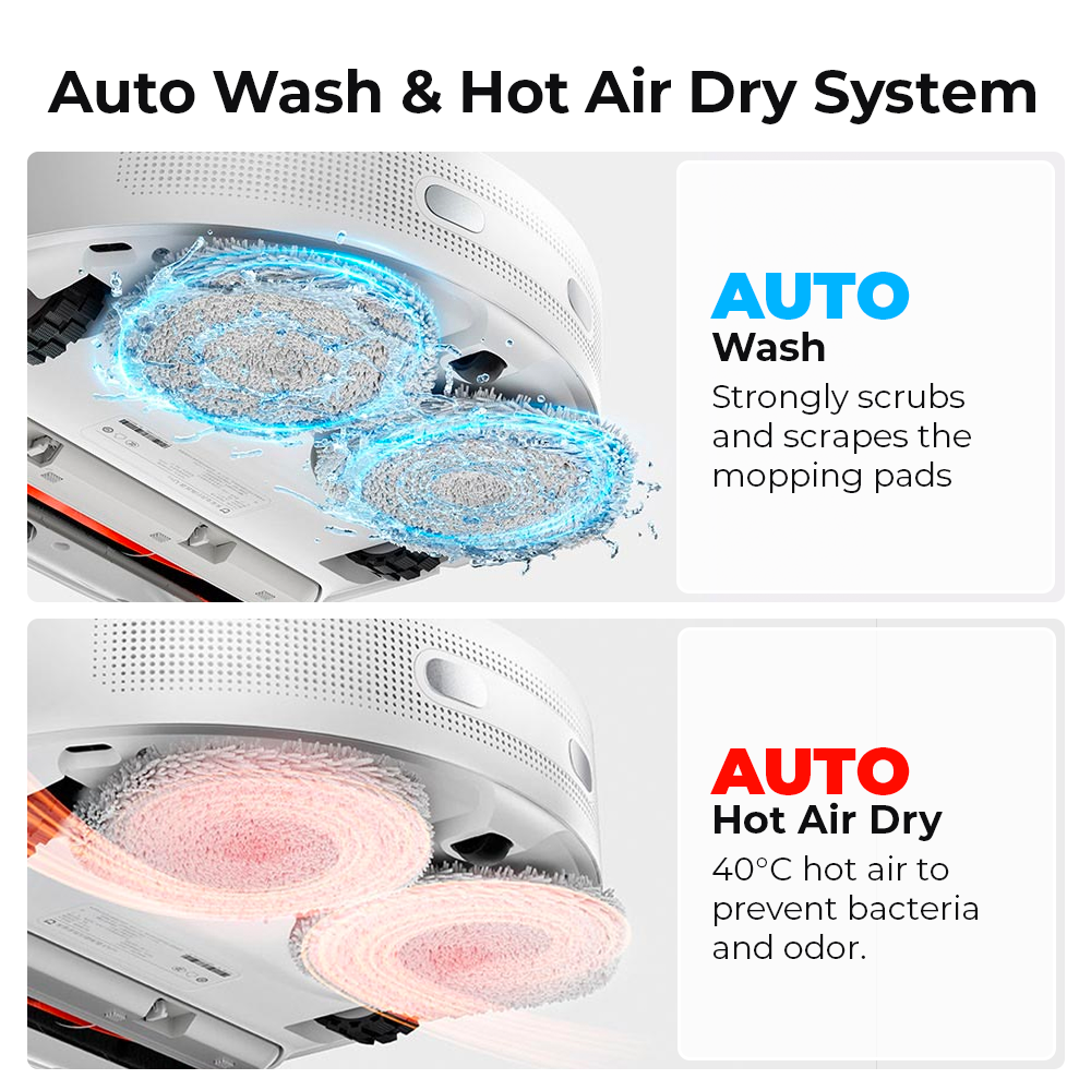 Xiaomi Mijia Self-cleaning Robot Vacuum Cleaner