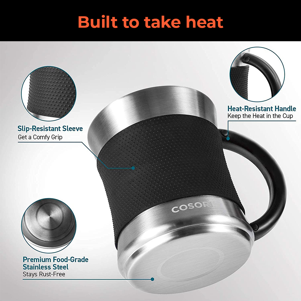 COSORI Coffee Mug Warmer & Mug Set