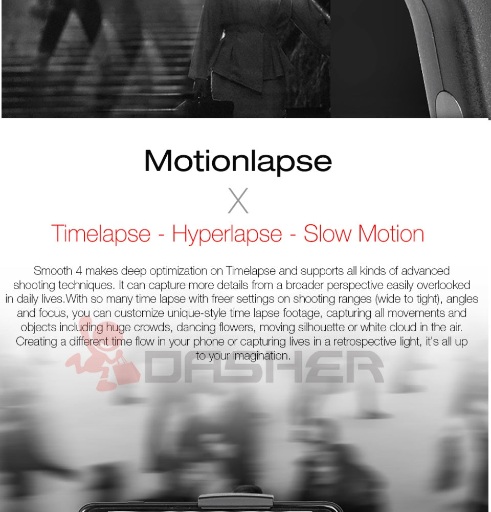 Zhiyun Smooth 4 Gimbal Stabilizer - Vlog Video Maker