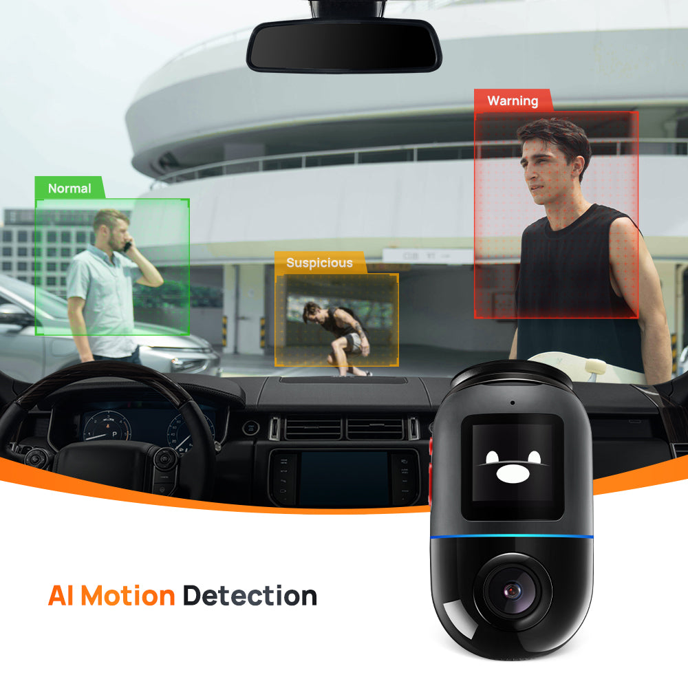 70mai Omni X200 360° Dashcam 4G GPS AI Parking Surveillance HDR Night Vision ADS Voice Control 60 FPS Car Finder