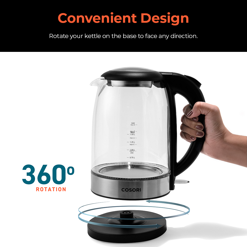 COSORI Electric Glass Kettle 1.5L