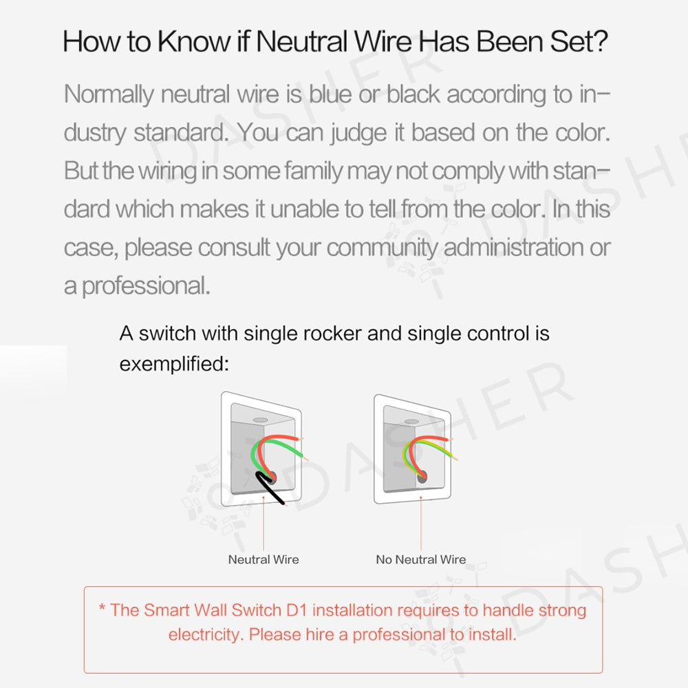 Aqara Wall Switch D1 3 Key- Zigbee (With Neutral)