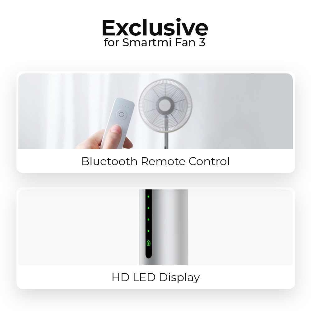 Smartmi Smart Cordless Stand Fan 3 - Ideal for Bring anywhere