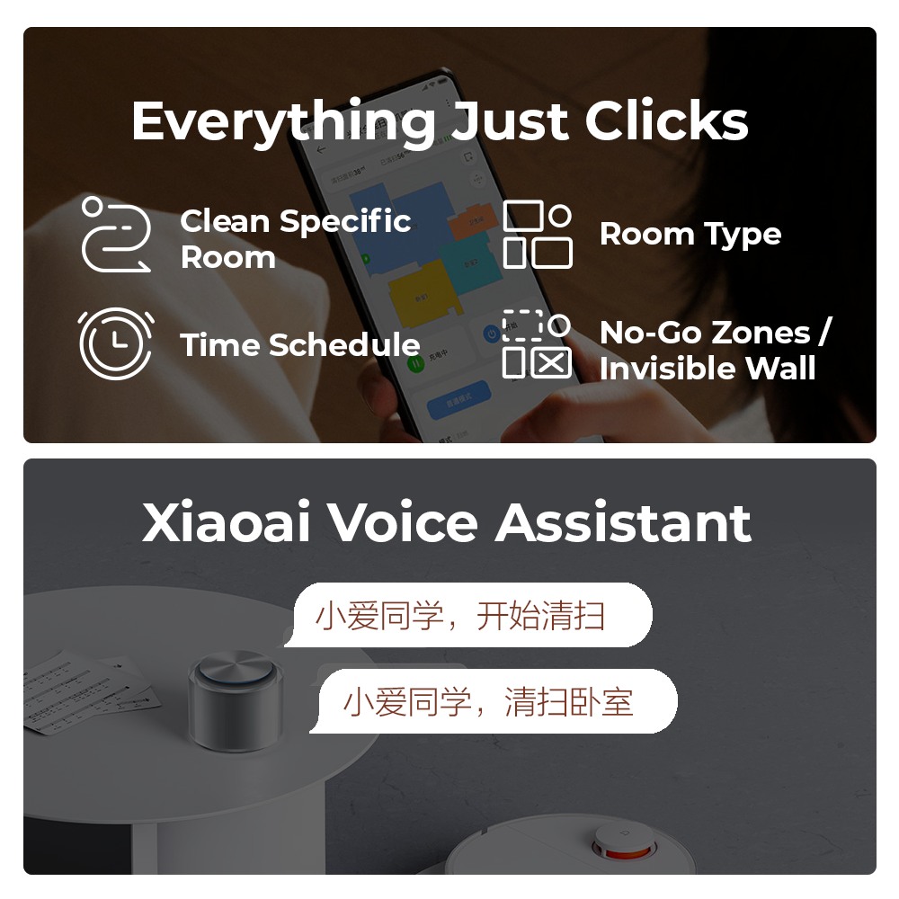 Xiaomi Mijia Self-cleaning Robot Vacuum Cleaner