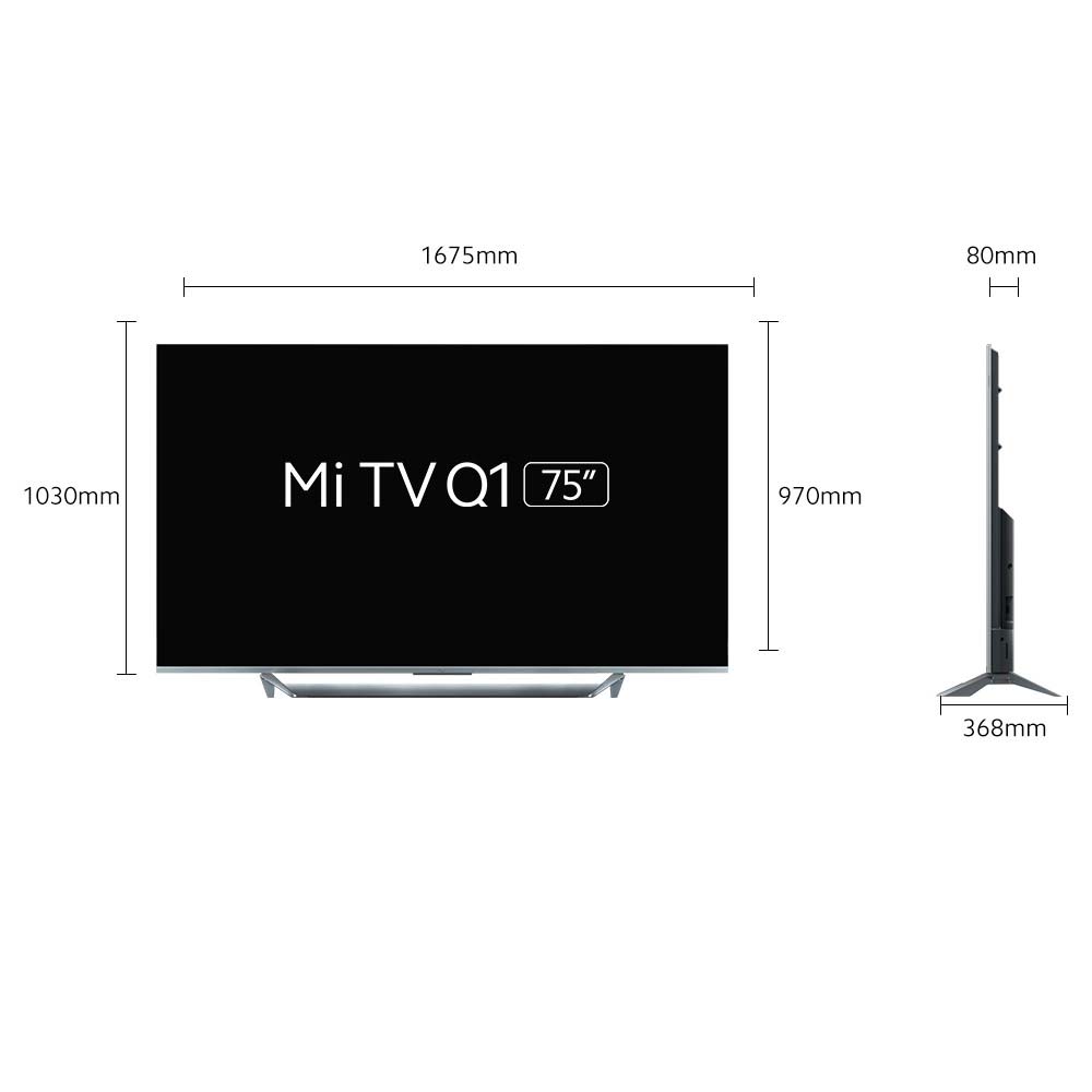Xiaomi Smart TV 4K QLED Series (55''/75'') - FREE Netflix