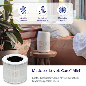 Levoit Core Mini Air Purifier With Aromatherapy (16 ㎡ / 169 ft²)