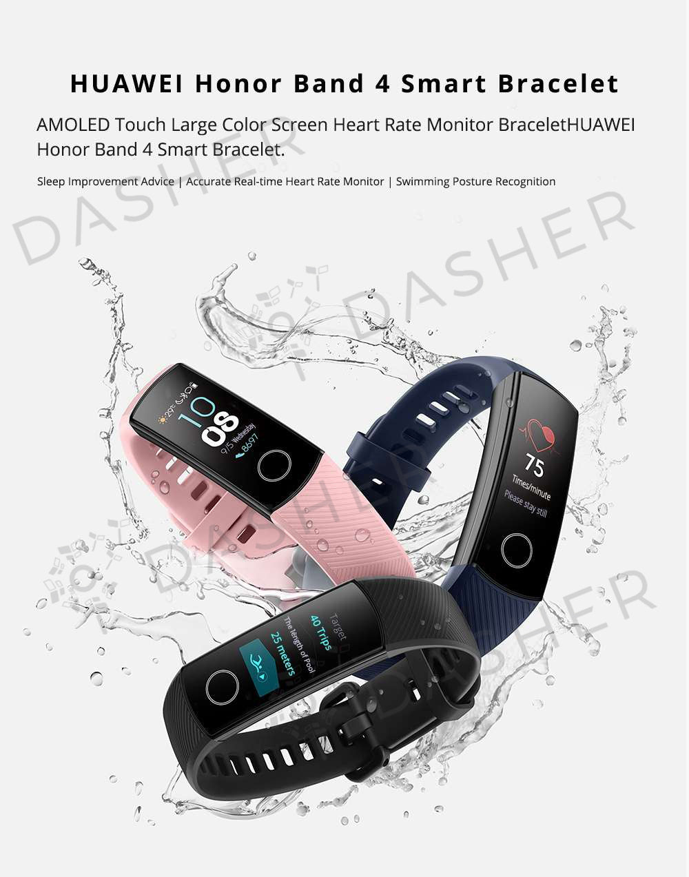 HUAWEI Band 4 Smart watch running and cycling heart rate monitoring smart bracelet