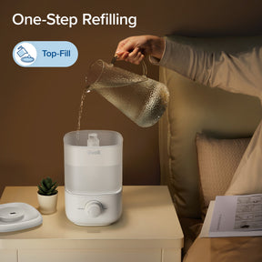 Levoit Classic 160 Ultrasonic Humidifier for Bedroom 2.5L Tank Up to 25 Hours