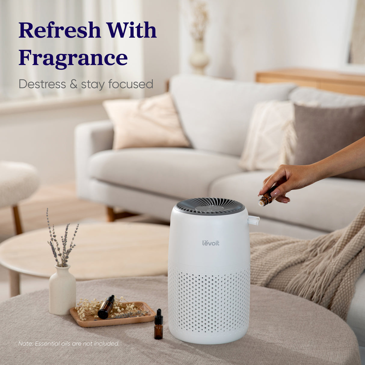 Levoit Core Mini Air Purifier With Aromatherapy (15 ㎡ / 161 ft²)
