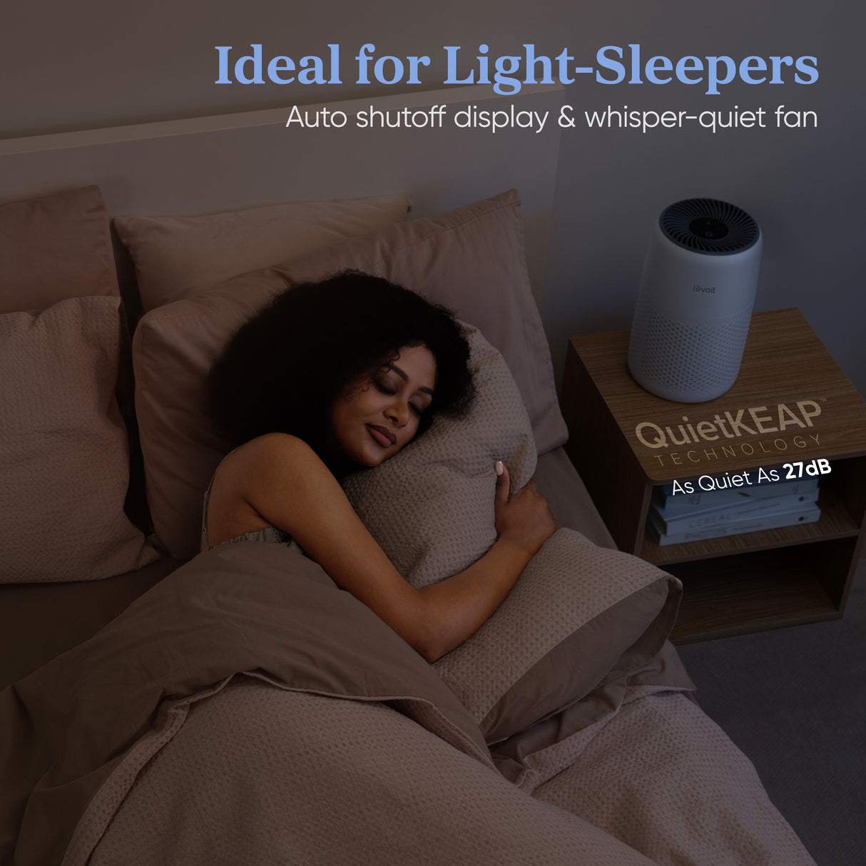 Levoit Core Mini Air Purifier With Aromatherapy (15 ㎡ / 161 ft²)