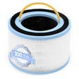 Levoit Sprout replacement HEPA filter with white pleated media and black top seal