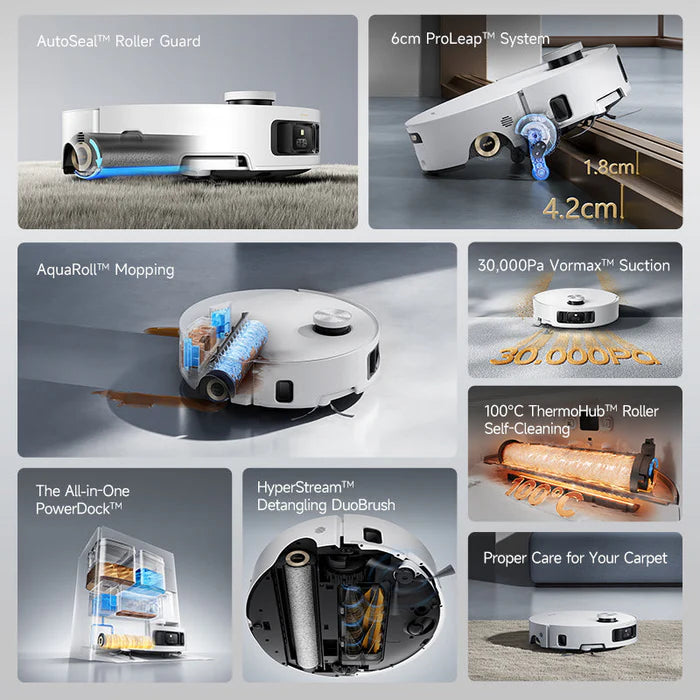 Dreame Robot Vacuum Mop Aqua 10 Roller