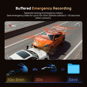 T800 4K 3 Channel Dashcam 4G