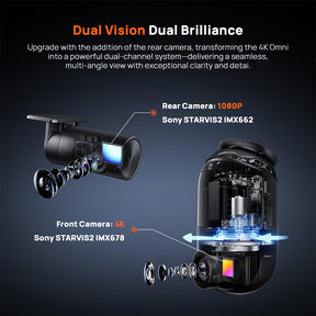 [New Launch] 70mai Omni X800 360° Dashcam 4K resolution with 4G connectivity