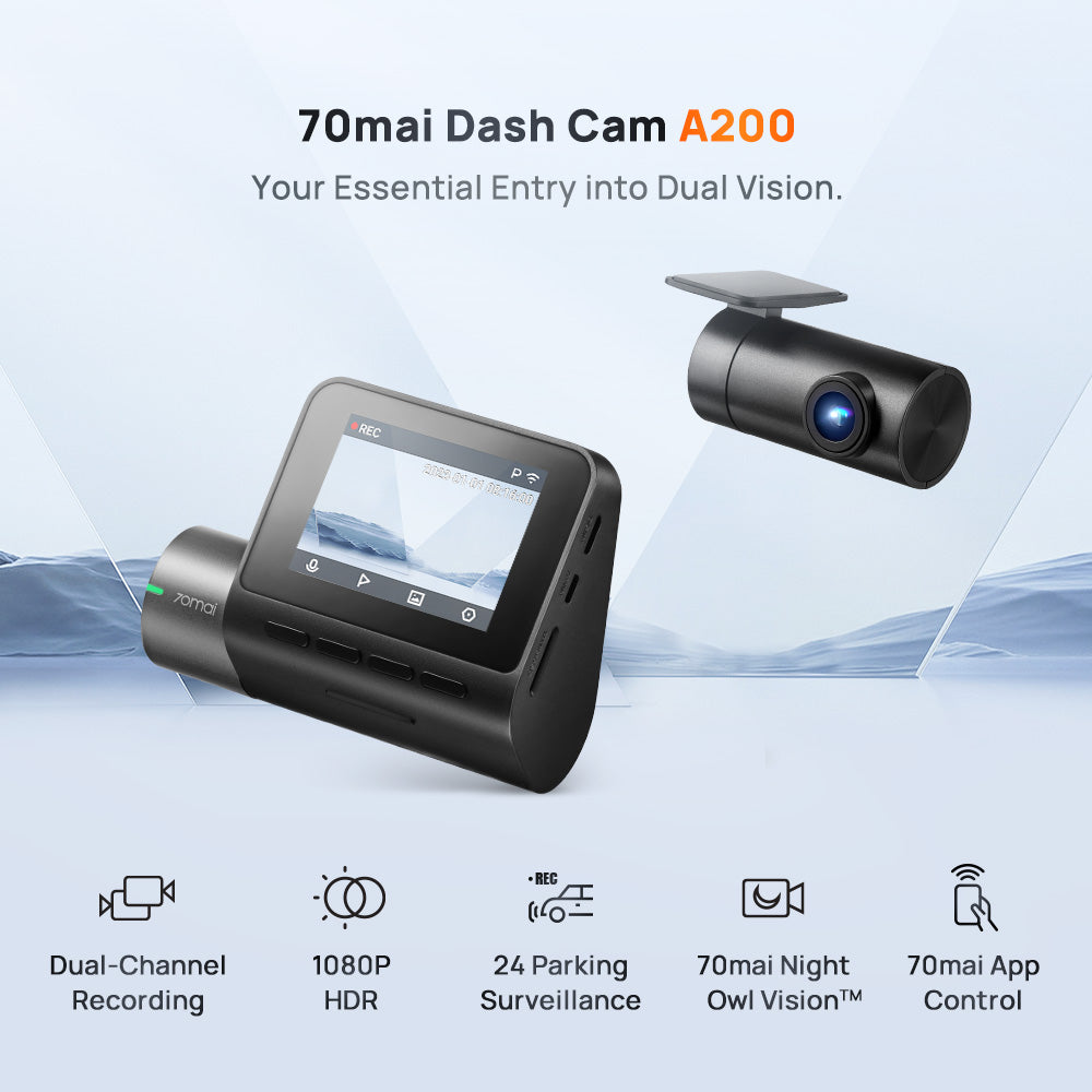 Shop 70mai A200 Dashcam - 70mai MY Official Store – Dasher MY