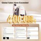 Uwant spot cleaner with hose and brush head shown on promotional graphic